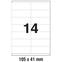 [000009914] Etikete ILK 105x41 mm pk100L Zweckform 3477