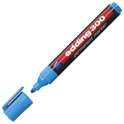 [000009957] Marker permanentni 1,5-3 mm okrugli vrh Edding 300 svijetloplavi
