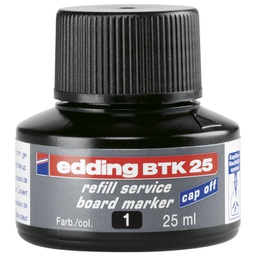[000009972] Tinta za marker (za bijelu ploču) 25ml Edding BTK25 crna