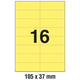 [000009976] Etikete ILK 105x37 mm pk100L Zweckform 3455 žute
