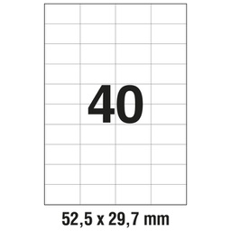 [000009977] Etikete ILK  52,5x29,7 mm pk100L Zweckform 3651