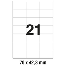[000009978] Etikete ILK  70x42,3 mm pk100L Zweckform 3652