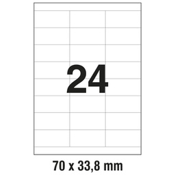 [000009998] Etikete ILK  70x33,8 mm pk100L Zweckform 3664!!
