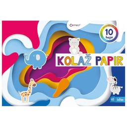[000010356] Kolaž papir 10 listova B5 samoljepljivi Connect