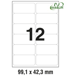 [000000710] Etikete ILK  99,1x42,3 mm odljepljive pk25L Zweckform L4743REV-25