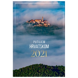 [000010389] Kalendar "Putujem Hrvatskom 2025" 13 listova, spirala
