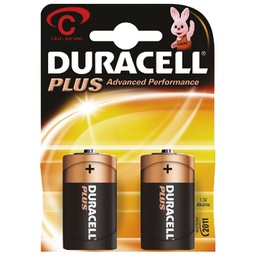[000010398] Baterija alkalna 1,5V C Basic pk2 Duracell LR14 blister
