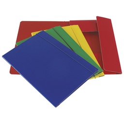 [000010433] Fascikl klapa s gumicom karton plastificirani A4 pk5 Fornax sortirano