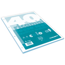 [000010446] Blok za mapu uložnu 4 rupe A5 crte 50L Blasetti bijeli