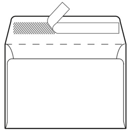 [000010536] Kuverte C5-BB strip 90g pk1000 Fornax