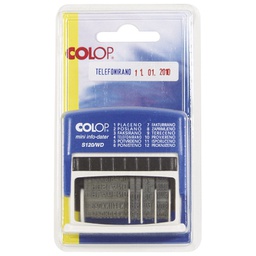 [000010605] Printy-Datumar H-4 mm+12 fraza Colop S120/WD blister