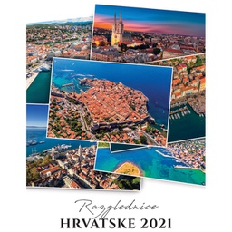 [000010629] Kalendar "Razglednice Hrvatske 2025" 13 listova spirala