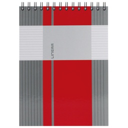 [000010673] Blok kolegij A6 crte  80L spirala gore mat+lak Linear Marker 4-66