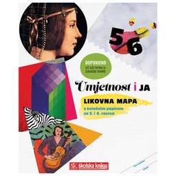 [000010750] Mapa likovna + kolaž V-VI razred Umjetnost i ja Školska Knjiga