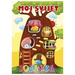 [000010765] Bojanka A4  8 listova "Moj svijet" Grafotisak