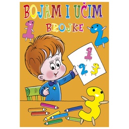 [000010768] Bojanka A4 16 listova "Bojam i učim brojeve" Grafotisak