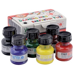 [000000746] Tuš za crtanje 20gx6boja Koh I Noor