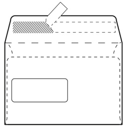 [000011080] Kuverte C5-BB/PL strip 90g pk1000 Lipa Mill 0028