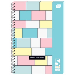 [000011423] Blok kolegij A5 karo 100L perforacija+2rupe rub u boji Interdruk