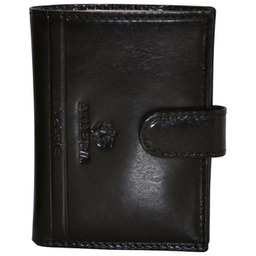 [000011480] Etui za kartice/vizitke s gumbom koža Emporio Valentini 563LB01 crni