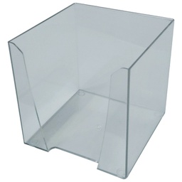 [000011636] Blok kocka pvc  9,2x9,2x9,5 cm - prazna Fornax prozirna