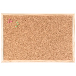 [000000789] Ploča pluto  90x60 cm obostrana drveni okvir Bi-Office