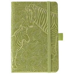 [000011768] Notes Ivory  9x14cm crte s gumicom Zebra 02-828 zeleni!!
