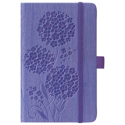 [000011798] Notes Ivory 13x21cm crte s gumicom Geranium N2-380 ljubičasti!!