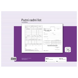 [000000108] Obrazac F-24 putni radni list za autobus Fokus