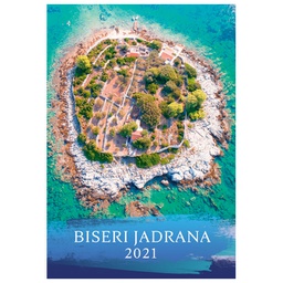 [000011919] Kalendar "Biseri Jadrana 2025" 13 listova, spirala