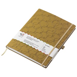 [000012159] Notes Appeel  9x14cm crte s gumicom umjetna koža Royal M32YL-740 žuti (Golden Delicious)!!