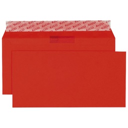 [000012425] Kuverte u boji 11x23 cm strip pk25 Elco crvene