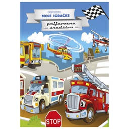 [000012649] Bojanka B5 16 listova "Moje igračke-prijevozna sredstva" Connect