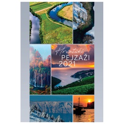 [000012814] Kalendar "Hrvatski pejzaži 2025" 13L, spirala