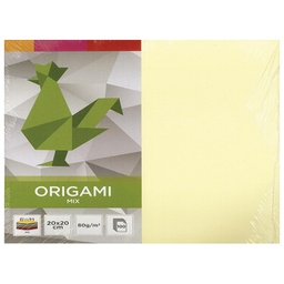 [000012882] Papir Origami 20x20 cm 80g pk100 mix Interdruk!!
