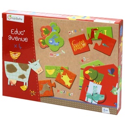 [000013053] Igračka set od 4 edukativne igre(farma) Avenue Mandarine Clairefontaine 42811O!!