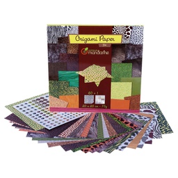 [000013083] Papir Origami 20x20cm 70g pk60 Zoo Avenue Mandarine Clairefontaine 52504MD!!