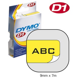 [000013486] Vrpca D1  9 mmx7m Dymo 40918 crno-žuta