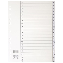 [000013518] Pregrada plastična A4 A-Z 20L Esselte 100112 siva