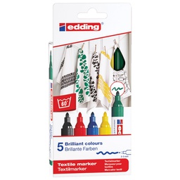 [000013530] Marker za tekstil 2-3 mm pk5 Edding 4500 blister