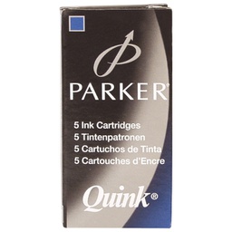 [000013585] Tinta za nalivpero patrone pk5 Parker 1950384 plava 