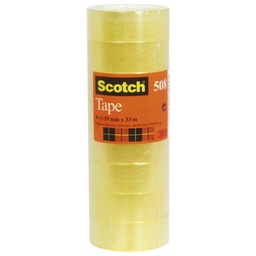 [000013873] Traka ljepljiva 19 mm/33m pk8 Scotch 508 3M.prozirna