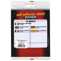 [000013998] Etikete slep  56x34 mm pk10L Markin 10041 blister