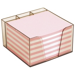 [000000888] Blok kocka pvc 10x8,5x6 cm s papirom u boji Elisa
