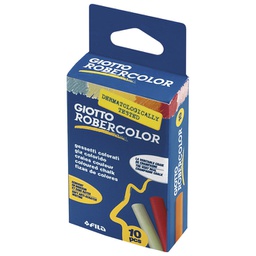 [000014046] Kreda školska okrugla besprašna fi-10 mm 10boja pk10 Giotto Fila 5369 blister