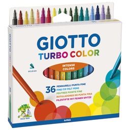 [000014051] Flomaster školski  36boja Giotto Turbo Color Fila 0716 blister