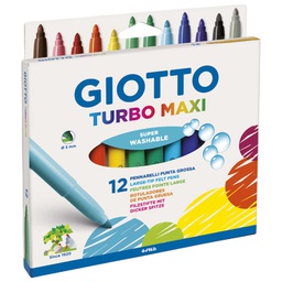 [000014054] Flomaster školski  12boja Giotto Maxi Fila 0762 blister