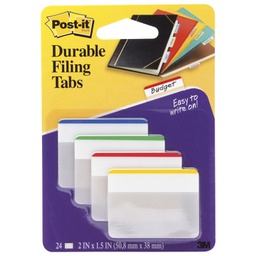 [000014148] Zastavica 50,8x38 mm 4boje(rub)x6L super čvrste Post-it Strong 3M.686-F prozirne blister