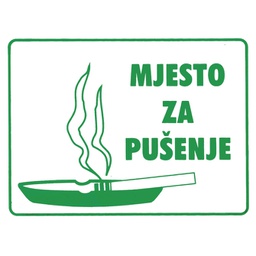 [000000894] Naljepnice "Mjesto za pušenje" Etikgraf!!