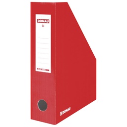 [000014260] Stalak za spise okomit kartonski lakirani Donau 7649201-04FSC crveni